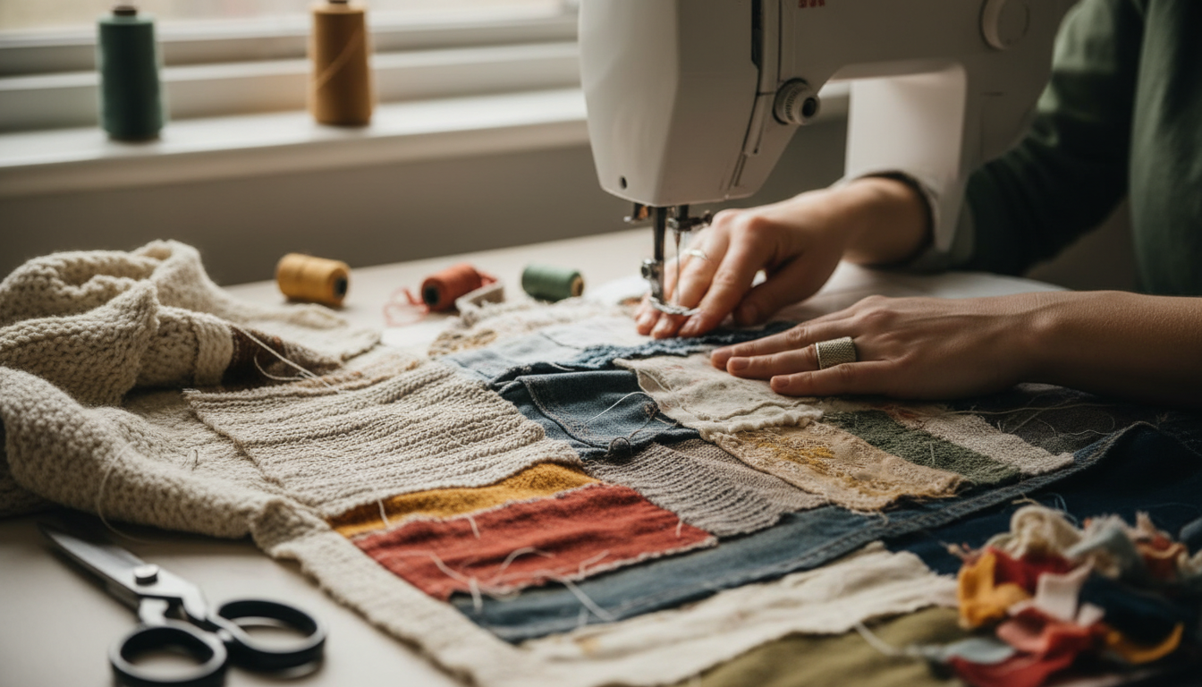 Proceso de upcycling dentro de la economía circular en la moda