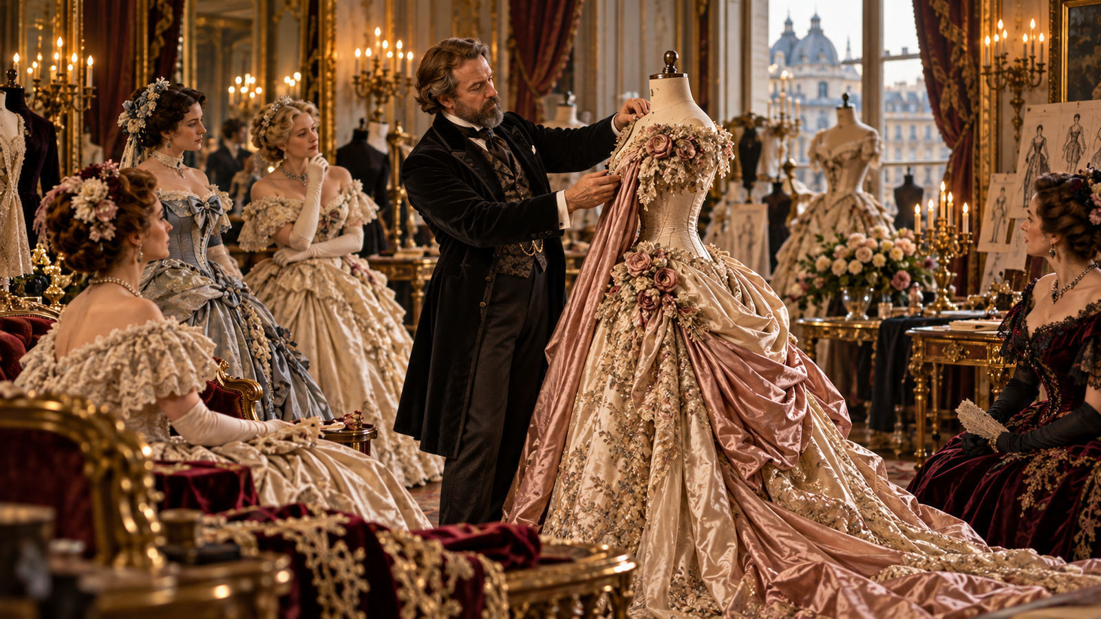 Charles Frederick Worth y el nacimiento del couturier como creador de moda