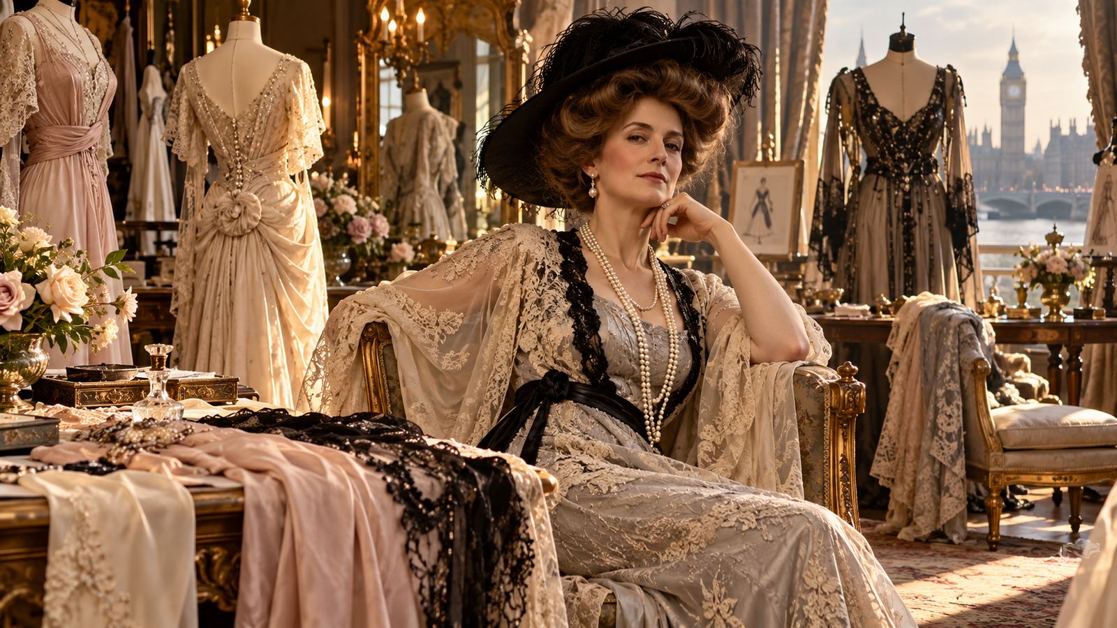 Lady Lucy Duff-Gordon, diseñadora británica conocida profesionalmente como Lucile