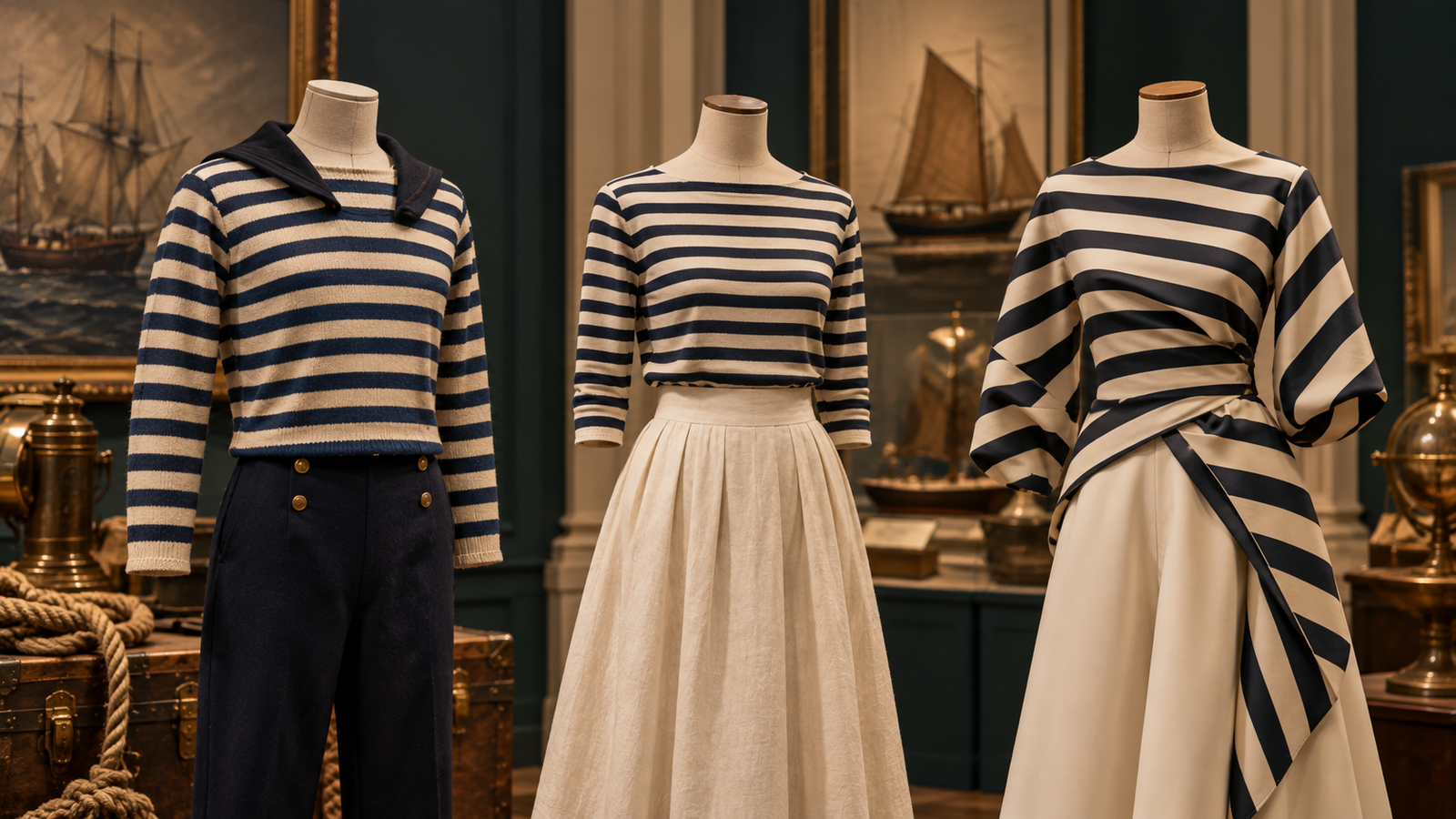 Evolución de la camiseta marinera desde el uniforme hasta la moda
