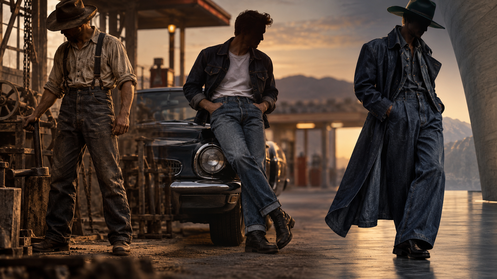 Evolución de los vaqueros desde la ropa de trabajo hasta la moda