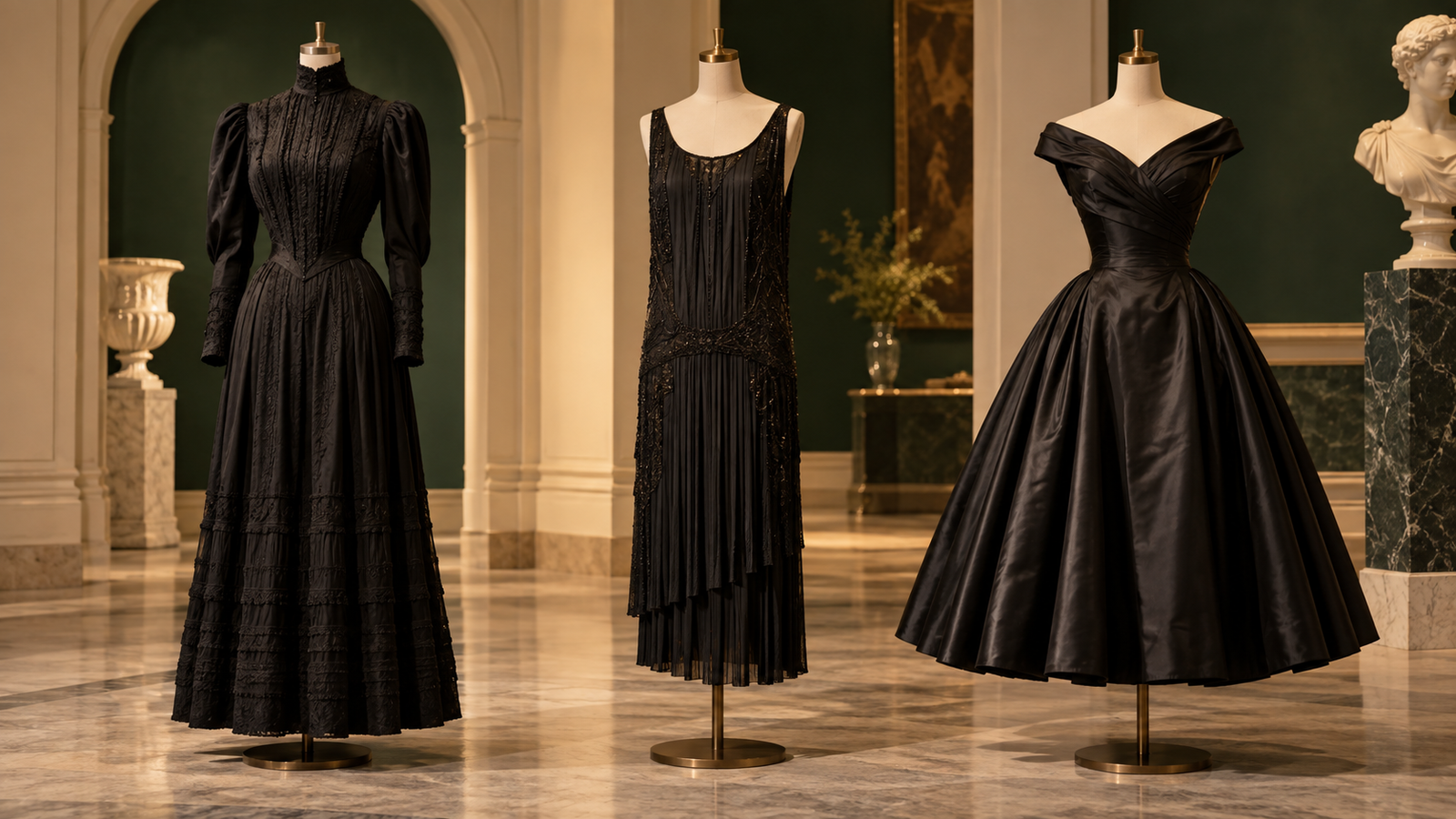 Evolución del vestido negro durante el siglo XX
